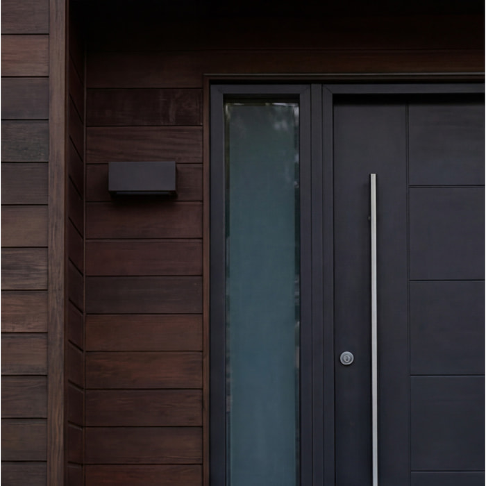 LEDS C4 Aplique Ip66 Nemesis Aluminium 90*220Mm E27 15W Marrón