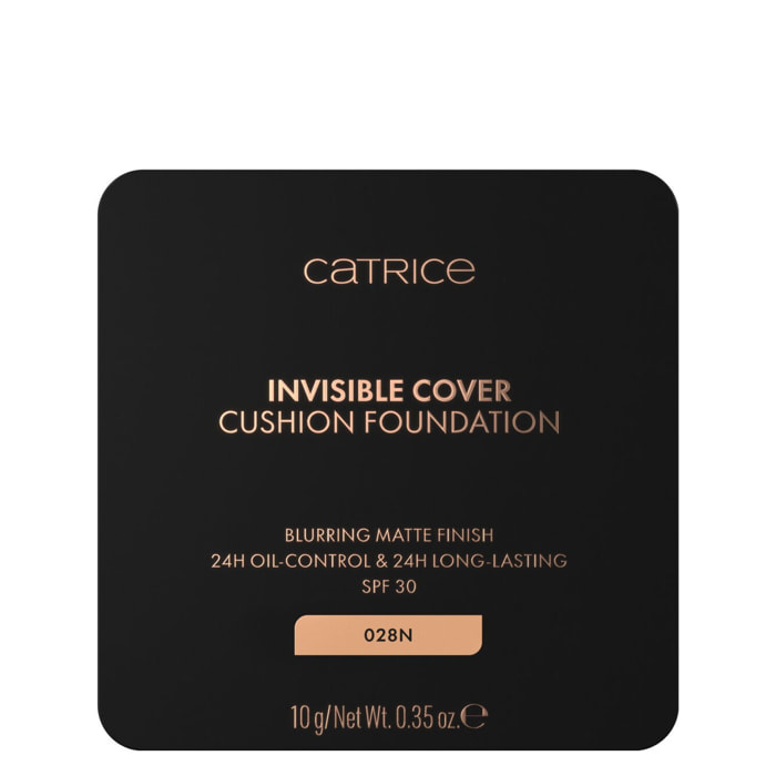 Invisible Cover Cushion Foundation - Fond de Teint Fini Mat à Effet Flouteur Tenue 24h