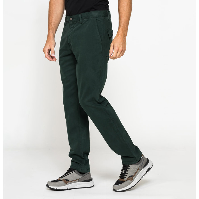 CHINO MOD. 610 REGULAR FIT IN GABARDINA PESANTE