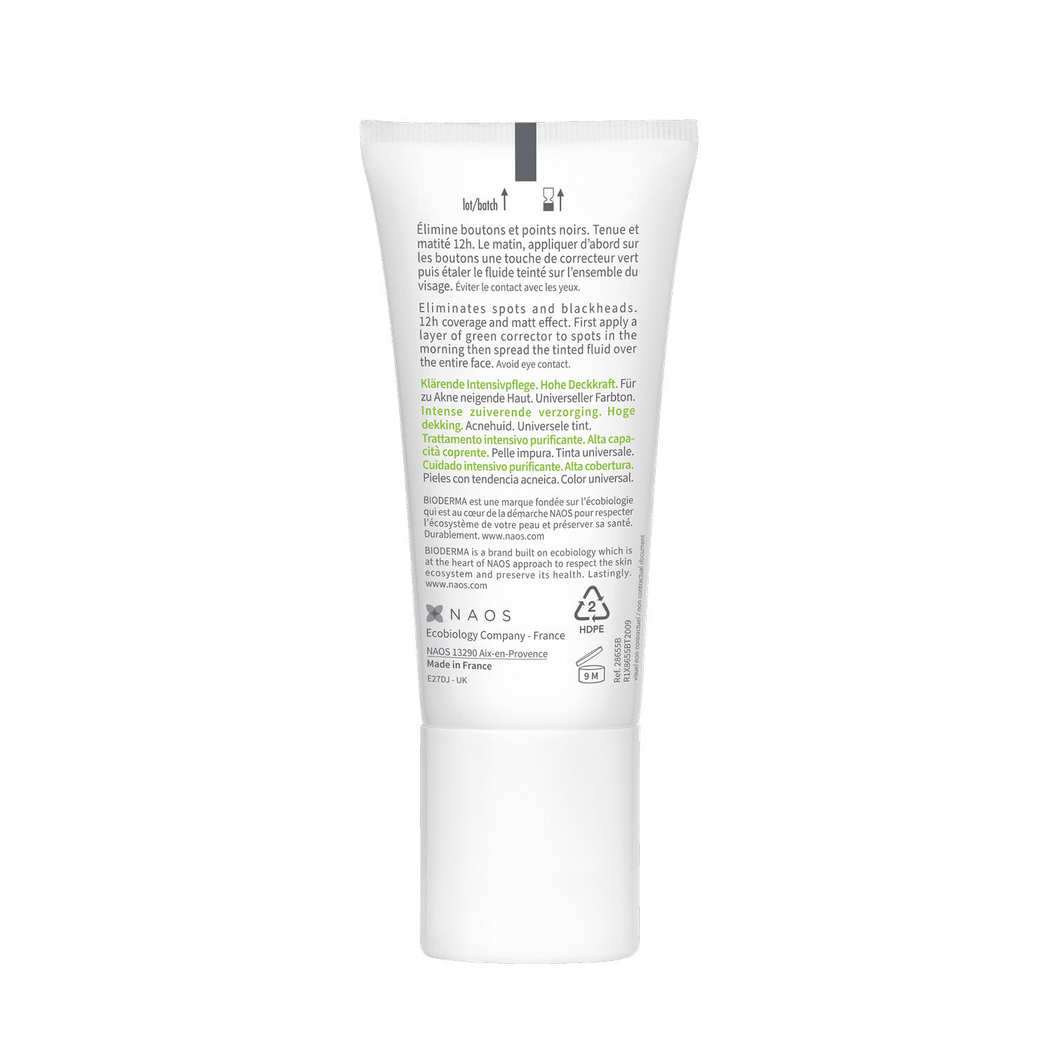Sébium Global Cover - Soin Intense Purifiant Teinté - Peaux à Tendance Acnéique 30 ml