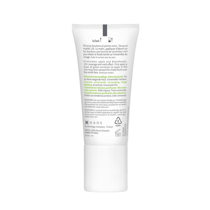 Sébium Global Cover - Soin Intense Purifiant Teinté - Peaux à Tendance Acnéique 30 ml