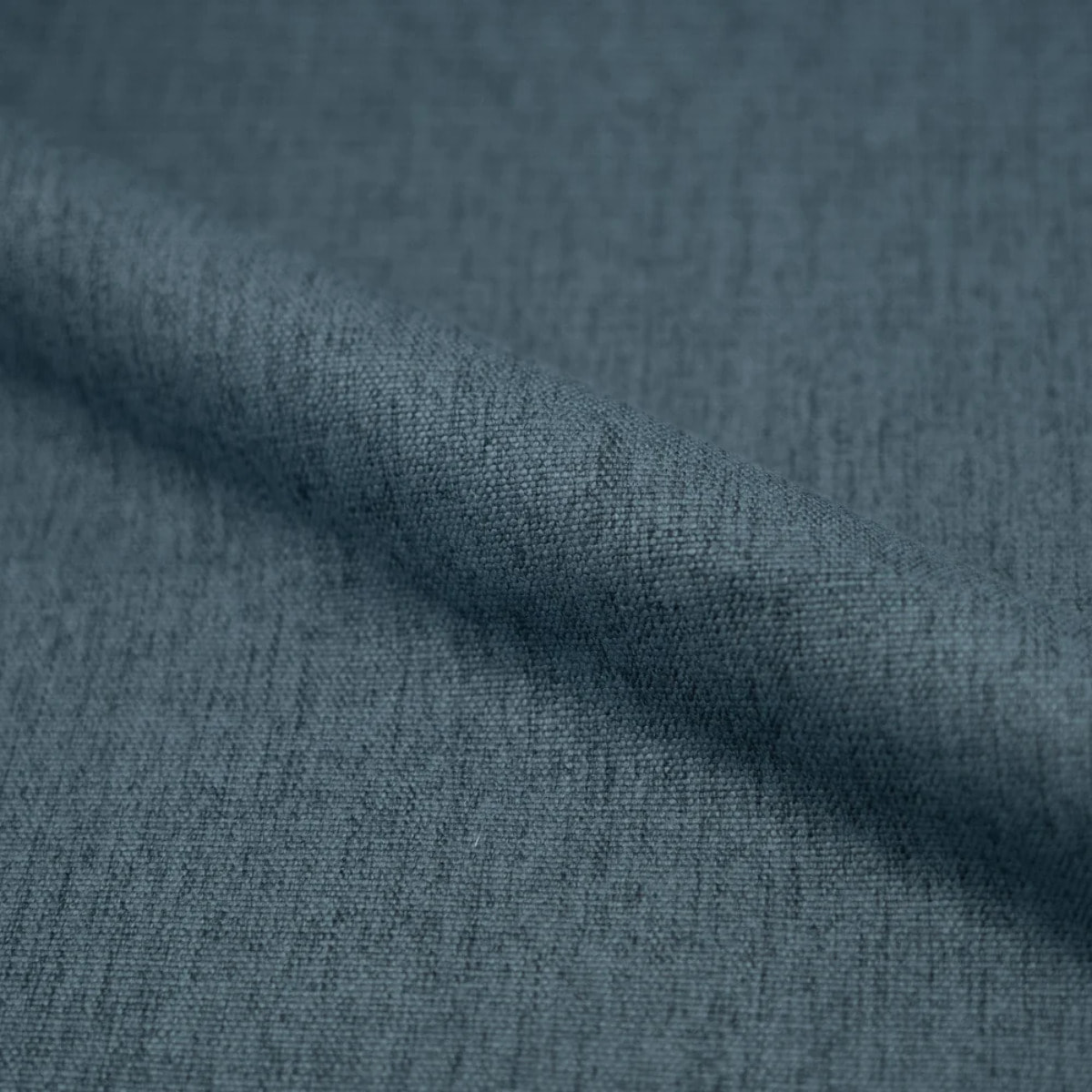 Lot de 2 chaises en tissu bleu marine et pieds en métal - Cozy