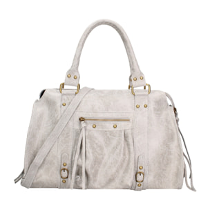 Borsa a spalla da donna - Modello Clara - Vera pelle - 41.0 x 28.0 x 13.0 cm