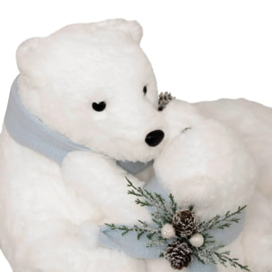 PLF OURS BEBE ECHARPE BLEU L50