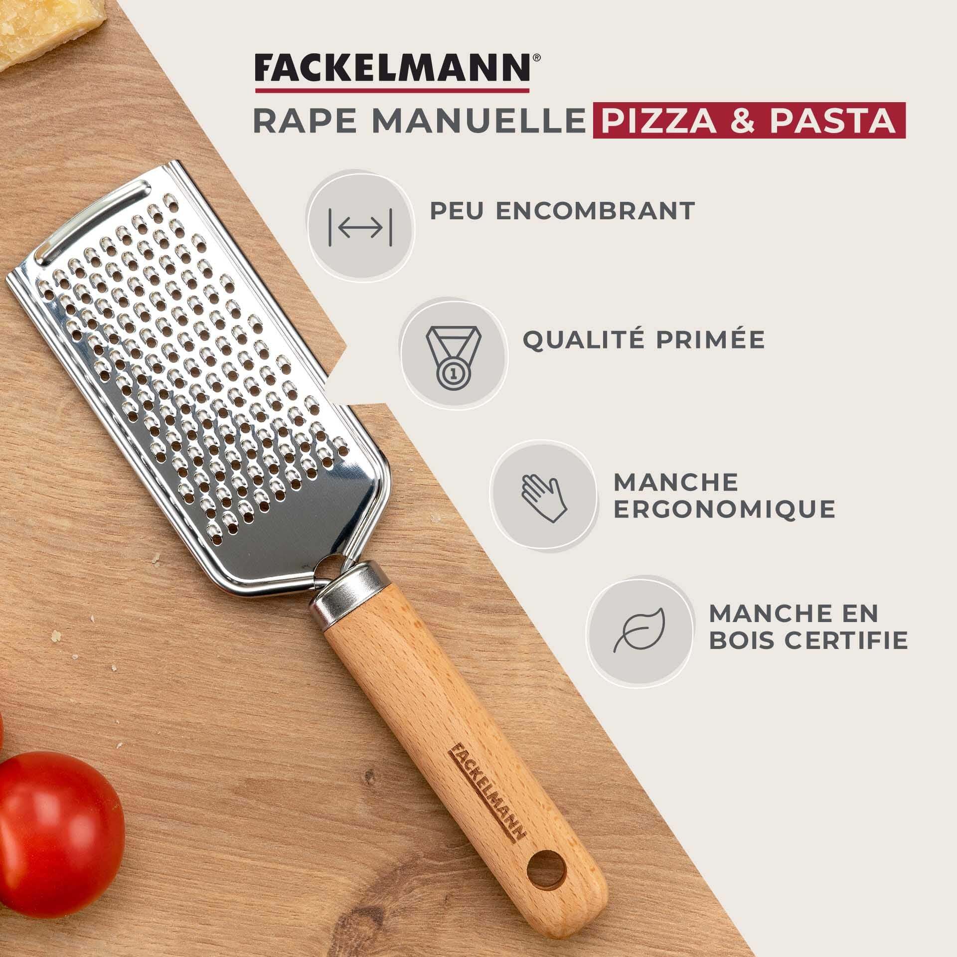 Râpe à fromage manuelle 22 cm Fackelmann Pizza & Pasta
