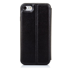 DAM CUSTODIA A LIBRO CON CHIUSURA MAGNETICA A FINESTRA Iphone 7/ Iphone 8 7x1x14 Cm. Colore nero
