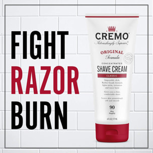 Pack de 2 - CREMO - Original Crème à Raser Concentrée Pour Homme   Anti-Feu du Rasoir   177ml