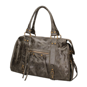Borsa a spalla da donna - Modello Clara - Vera pelle - 41.0 x 28.0 x 13.0 cm