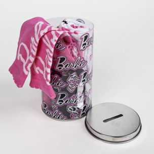 Pack de 4 calcetines infantiles barbie