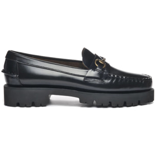Mocassini Sebago Donna Nero JOE LUG WOMAN