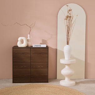 Module de rangement décor bois 2 portes 70cm KOMPO