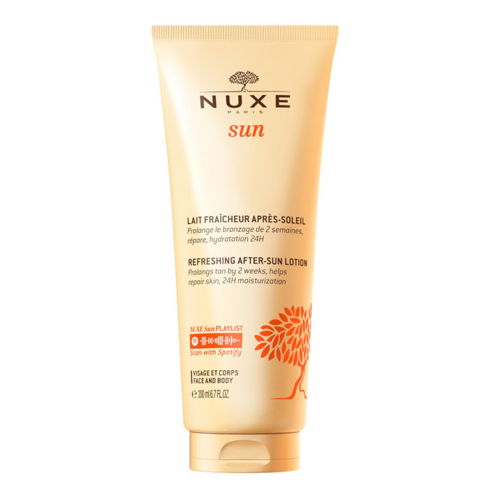 Nuxe Sun  - Lait Fraicheur Après Soleil Visage & Corps - Tous types de peaux