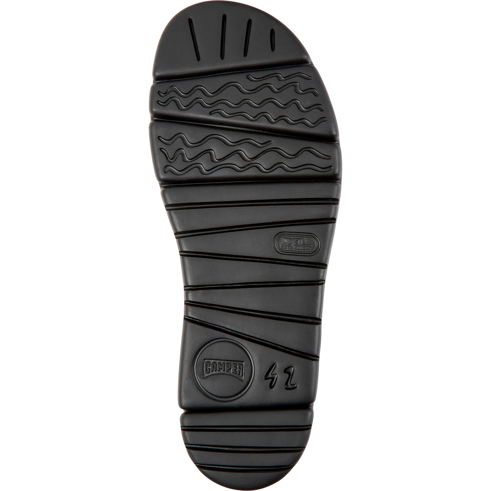 Sandalias - CAMPER Oruga - Negro - Piel de ante