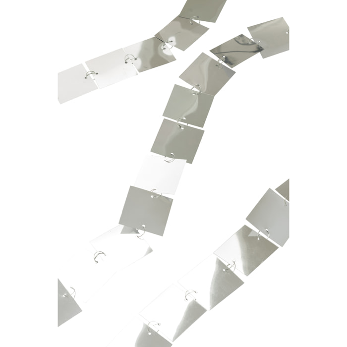 J-Line guirlande Carré - plastique - argent