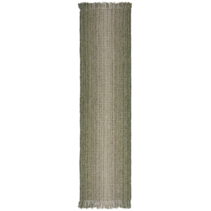 Tapis en jute de couloir OMBRE Vert
