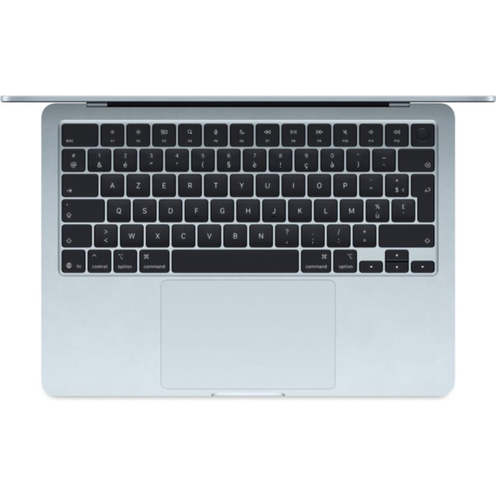 Ordinateur Apple MACBOOK Air 15" Puce M4 CPU 10 / GPU 10 coeurs Mémoire RAM 16Go Stockage 1To SSD Bleu ciel
