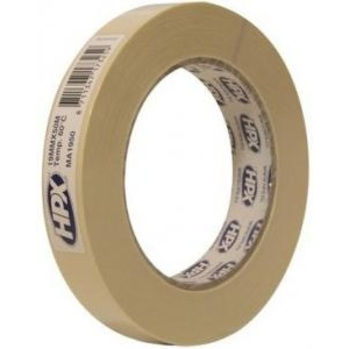 Ruban de masquage bâtiment 60°C Blanc crème 25mm x 50m HPX - MA2550