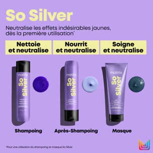 So Silver - Shampoing Violet Neutralisant de Reflets Indésirables Jaunes