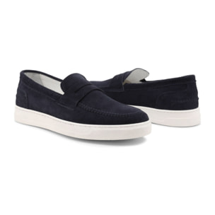 Zapatos Slip On para Hombre - Duca di Morrone Enea Suede Blue