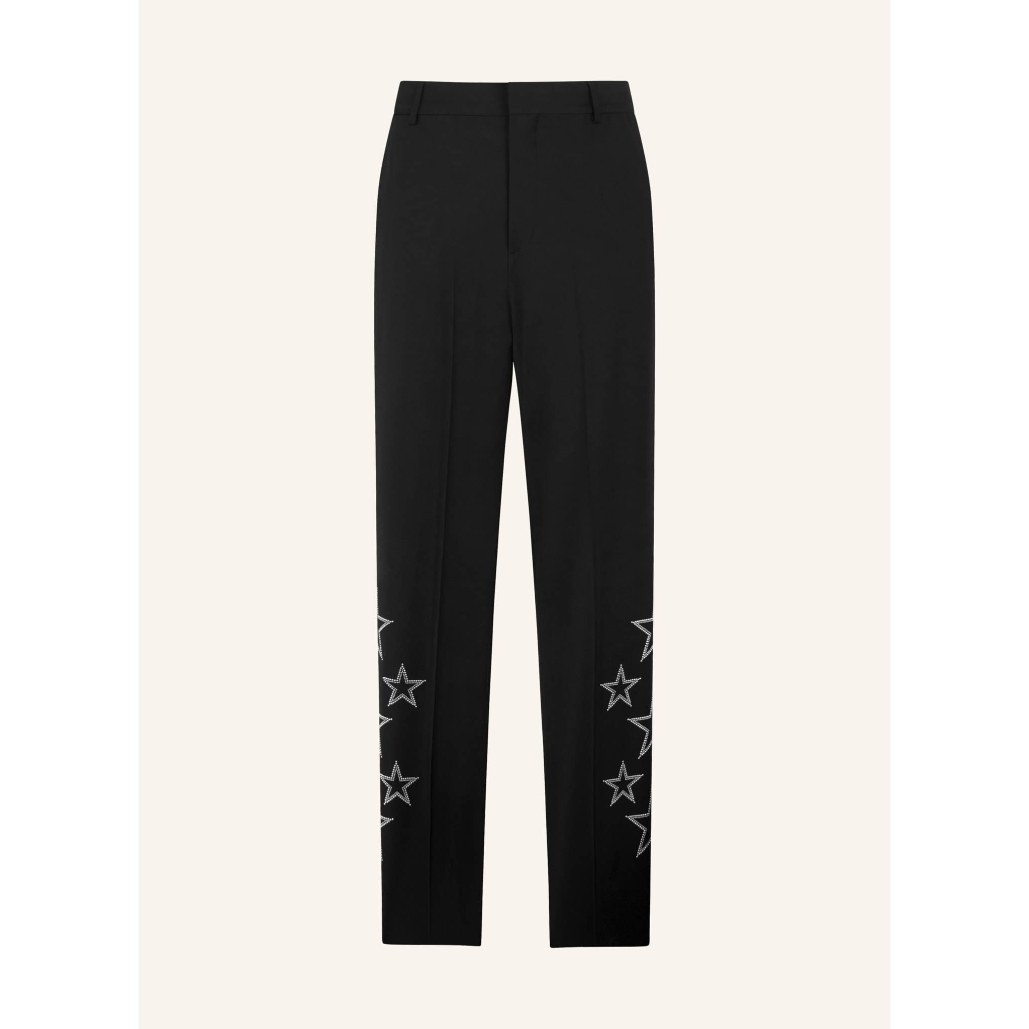 PHILIPP PLEIN Loose Fit Trousers Stars Studs