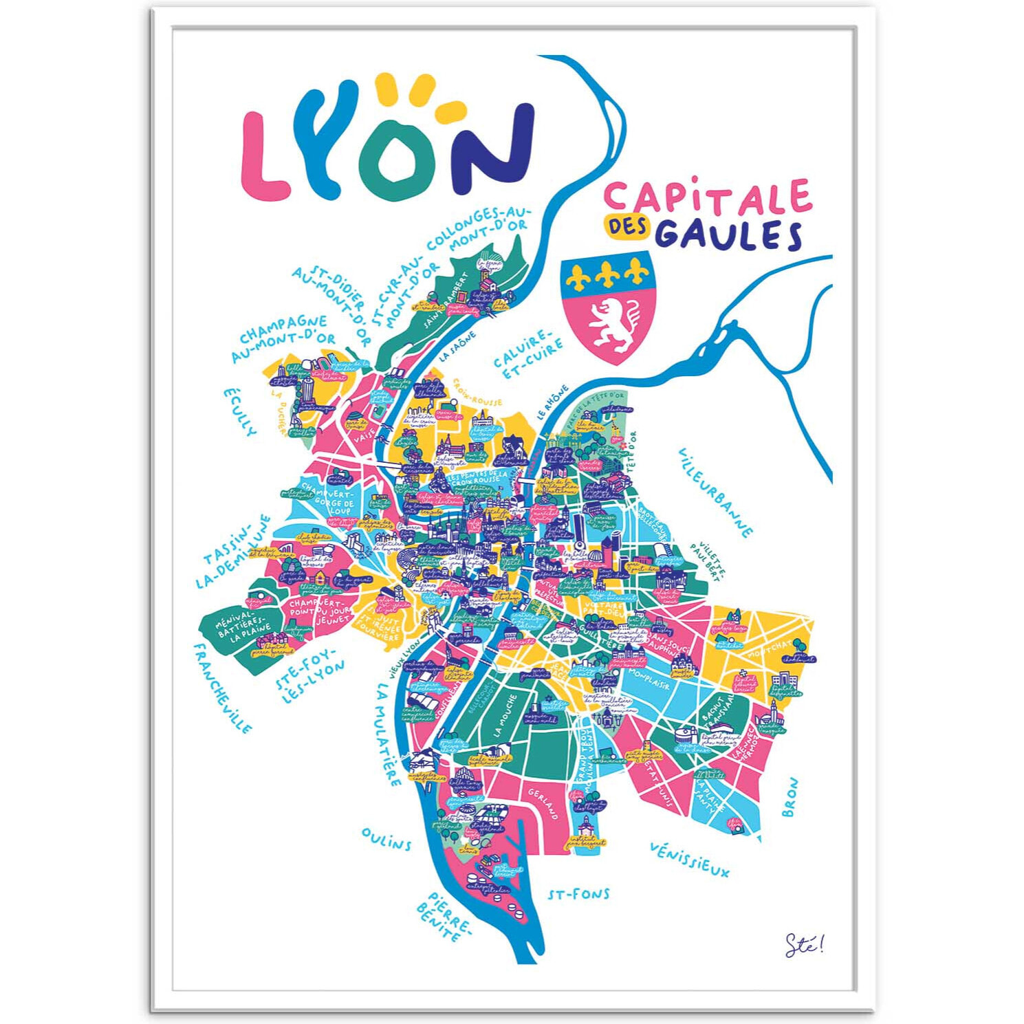 Affiche - Lyon - Sté!