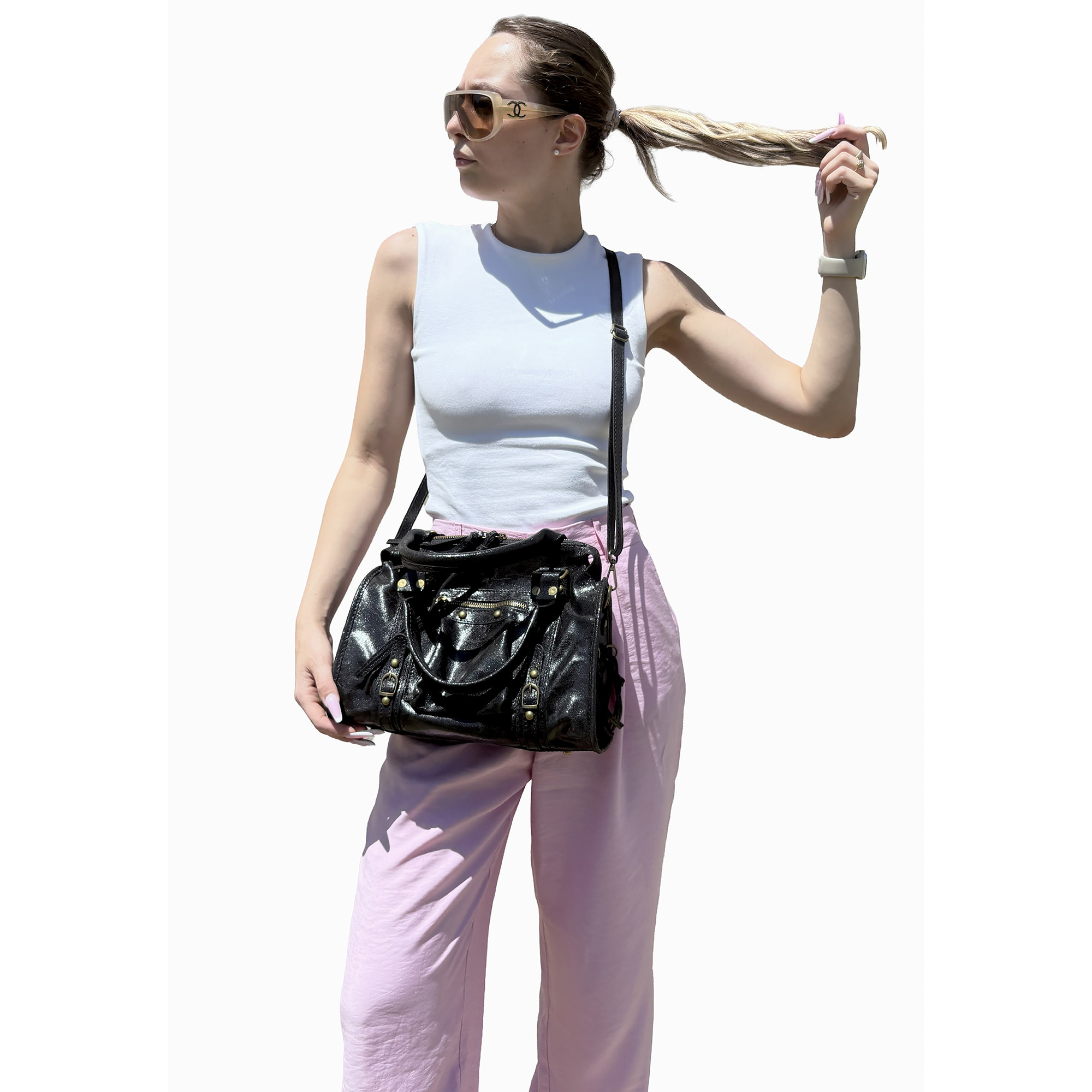 Borsetta Pochette da Donna in Pelle Dollaroe Made in Italy