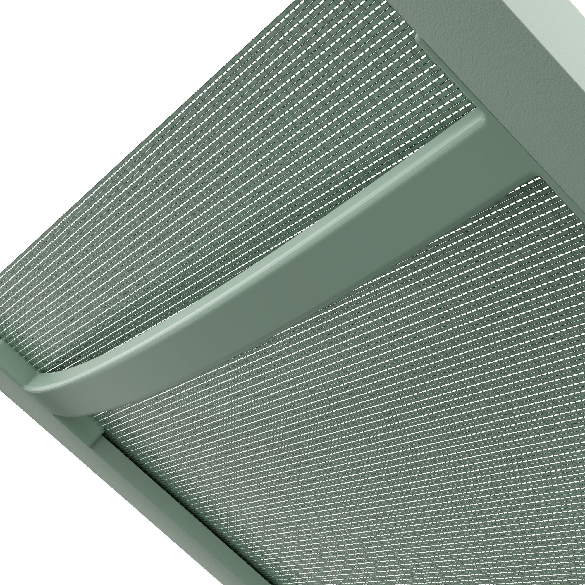 Nilo - Lettino Prendisole da Giardino Mare Piscina 192x55x30 cm in Alluminio e Textilene Verde Salvia