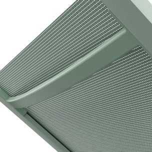 Nilo - Lettino Prendisole da Giardino Mare Piscina 192x55x30 cm in Alluminio e Textilene Verde Salvia