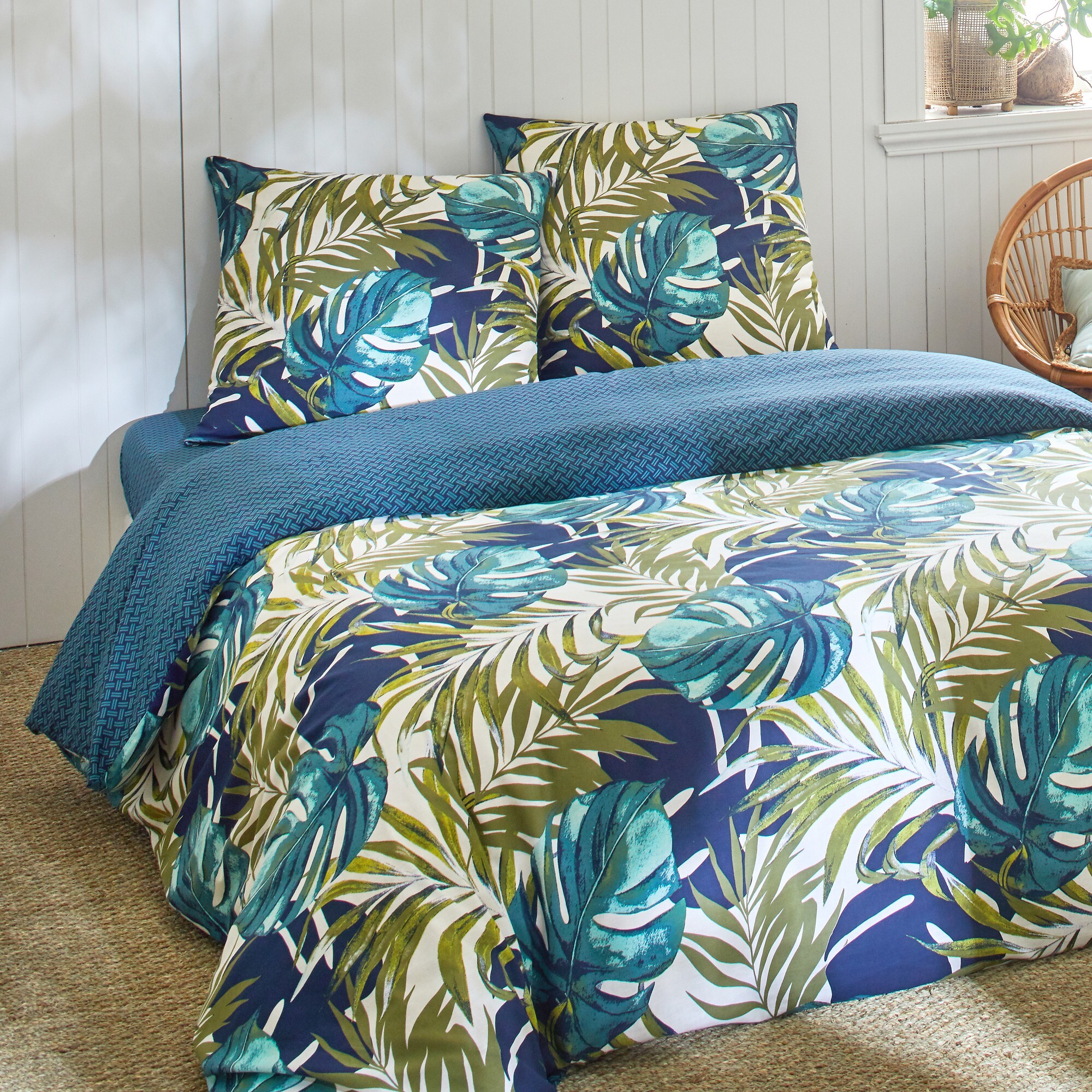 Parure housse de couette 3pcs 100% 100% coton 51 fils_terciera