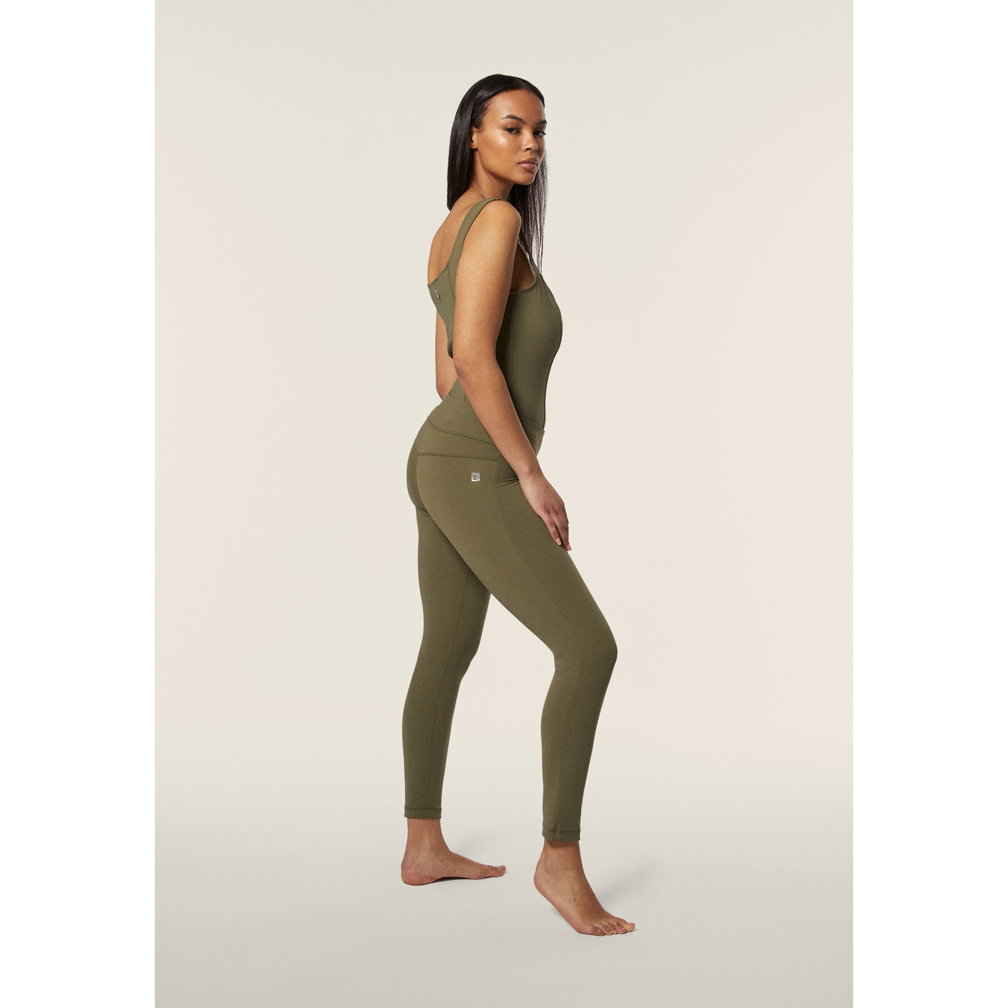 Leggings N.O.W. vita media 7/8 in tessuto tecnico D.I.W.O. Nylon