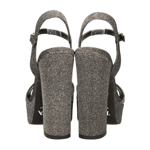 Sandali Donna Tata Italia Argentato