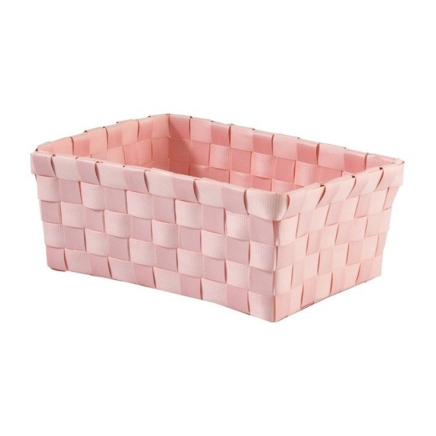 Panier de rangement 19x14x8cm Rose Pastel MSV