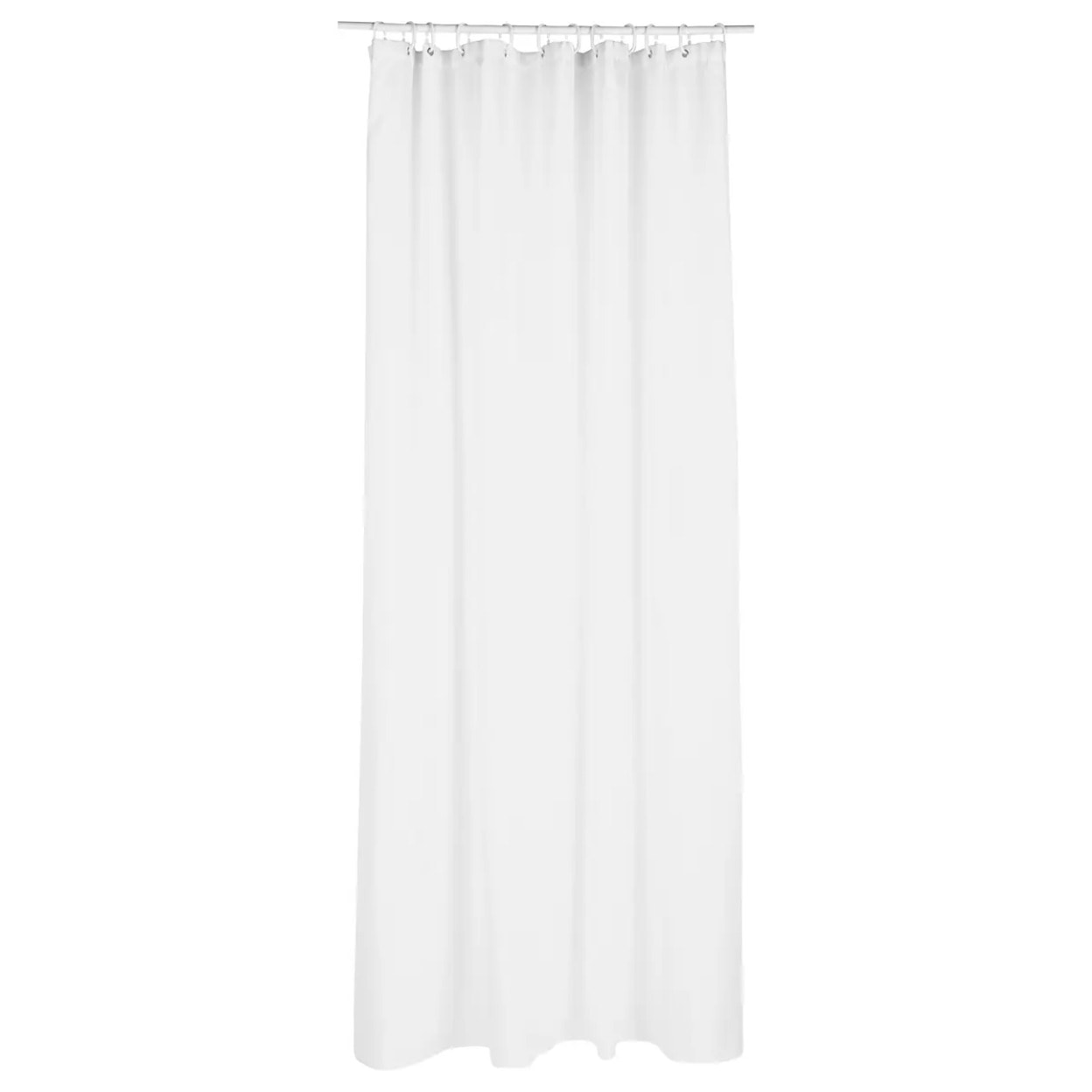 Rideau de douche 180x200cm Blanc Colorama