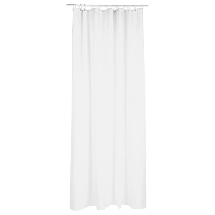 Rideau de douche 180x200cm Blanc Colorama