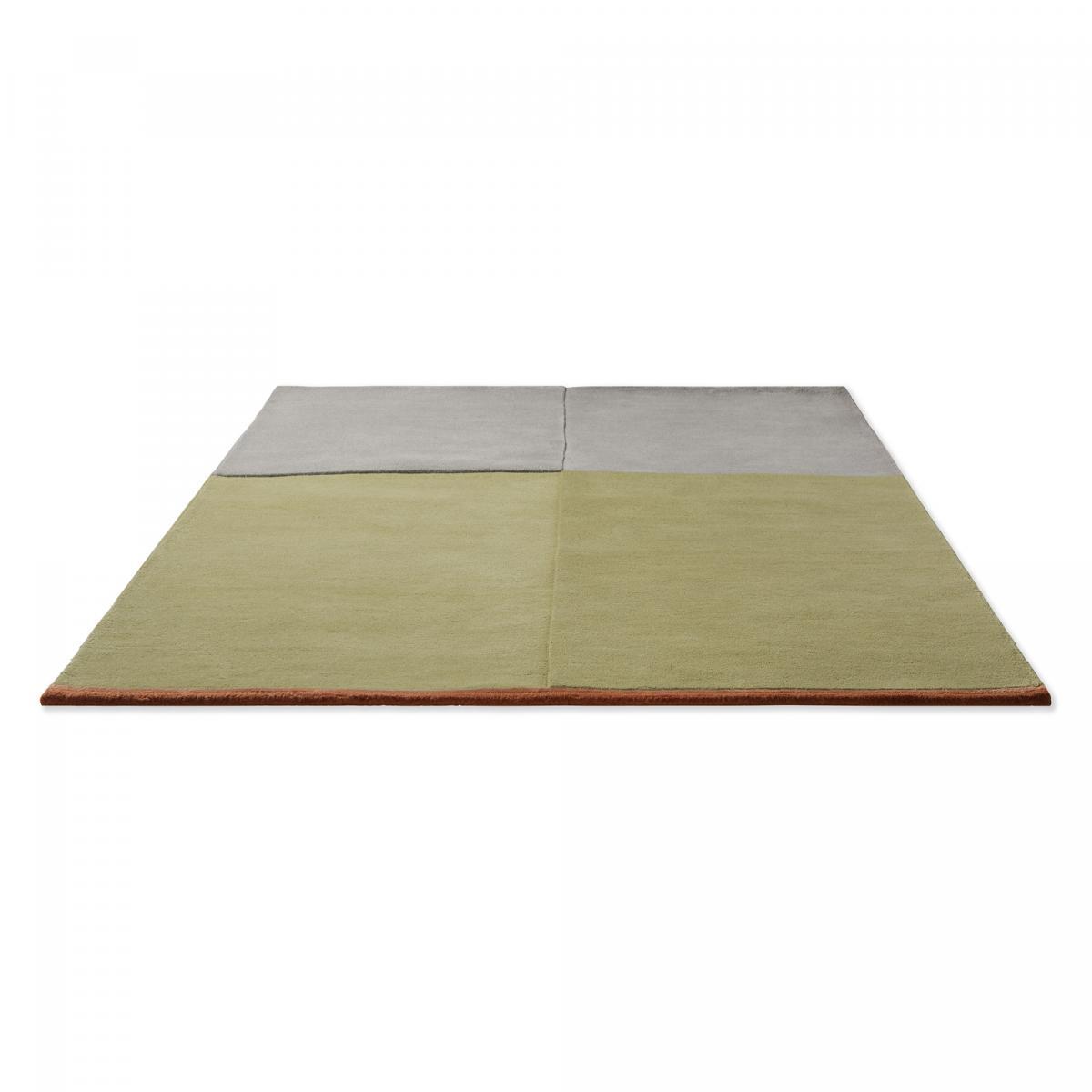 Tapis salon et chambre fait main en laine motif simple ALDE