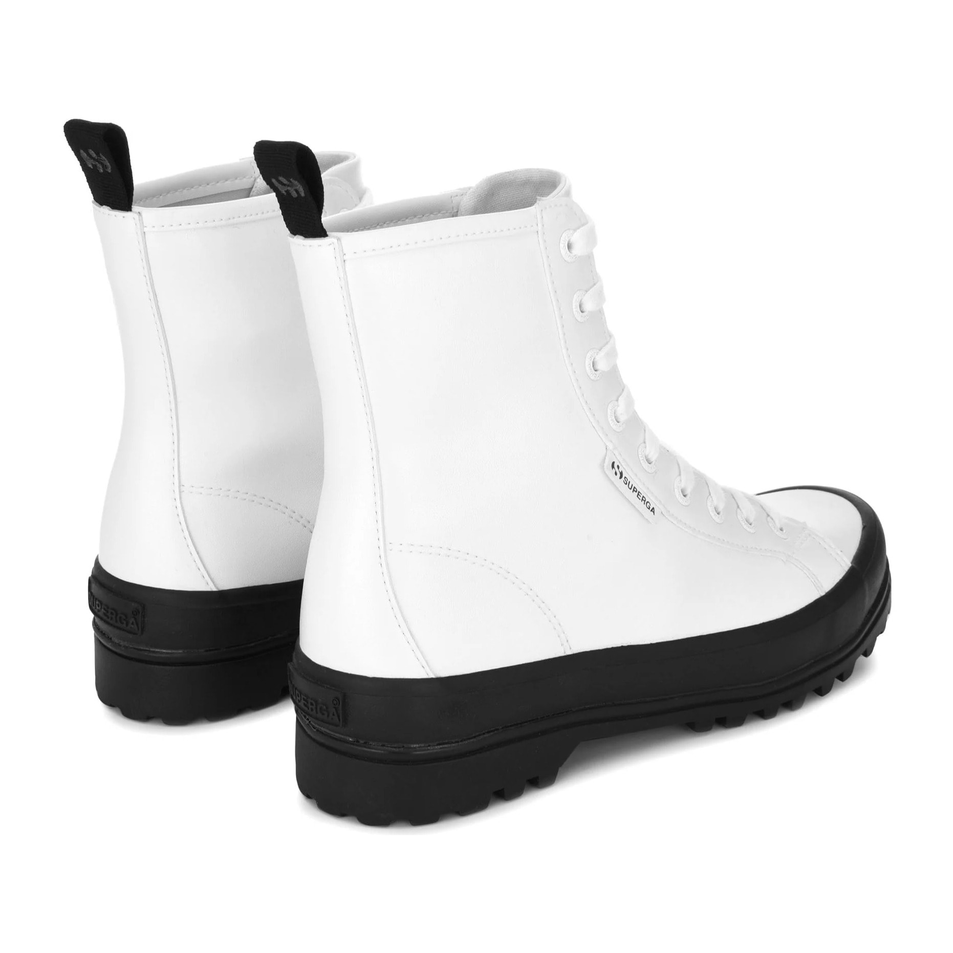Superga - Botines Mujer Blanco - 2643 ALPINA VEGAN MATERIAL