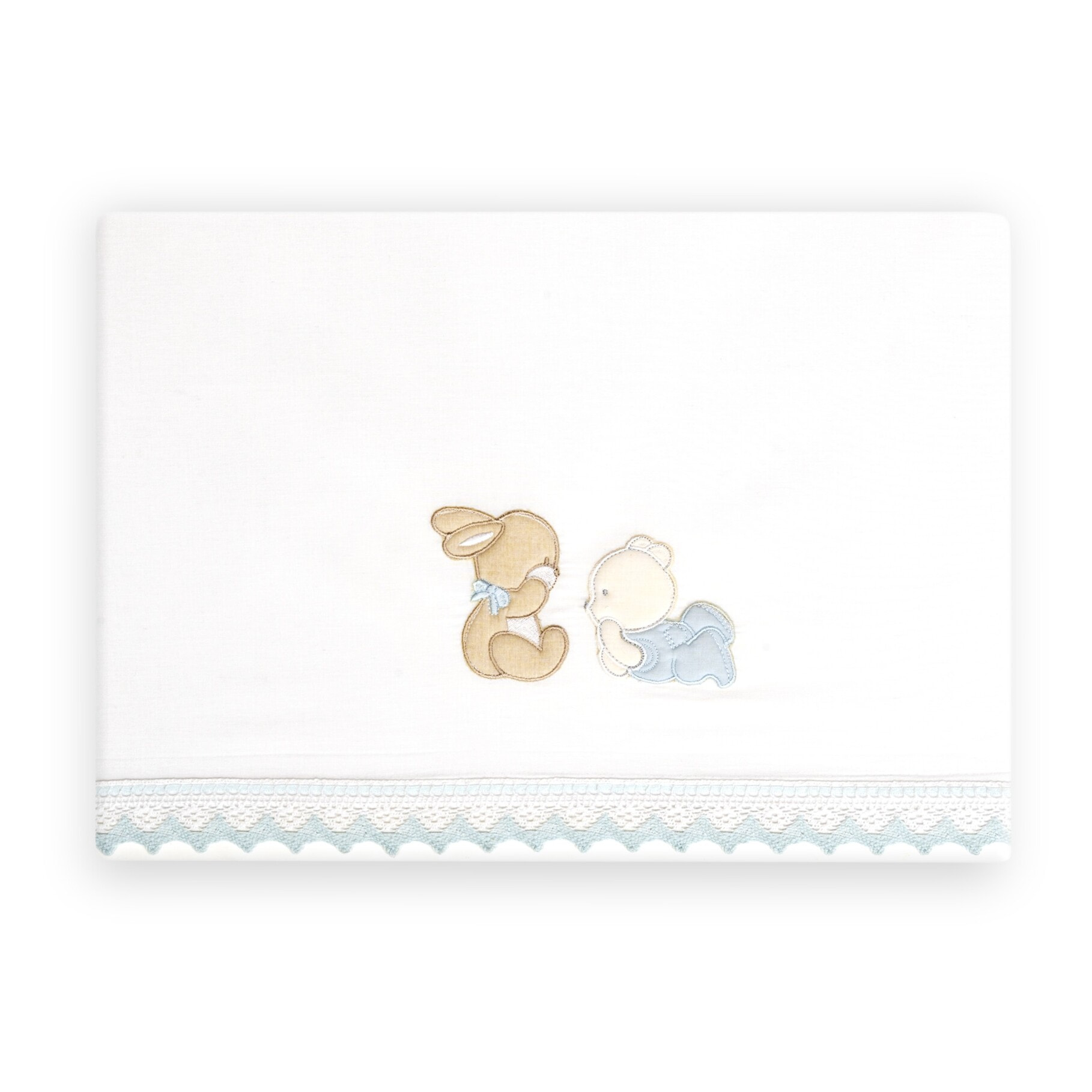 Triptico Coche Oso Tumbado Conejito Bco/Azul