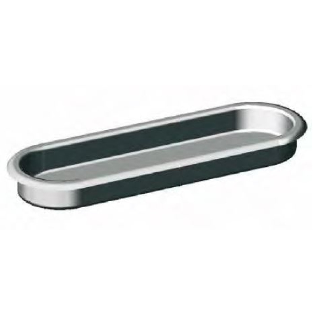 Poignée cuvette MONIN - Inox - 68 x 21 mm -131810