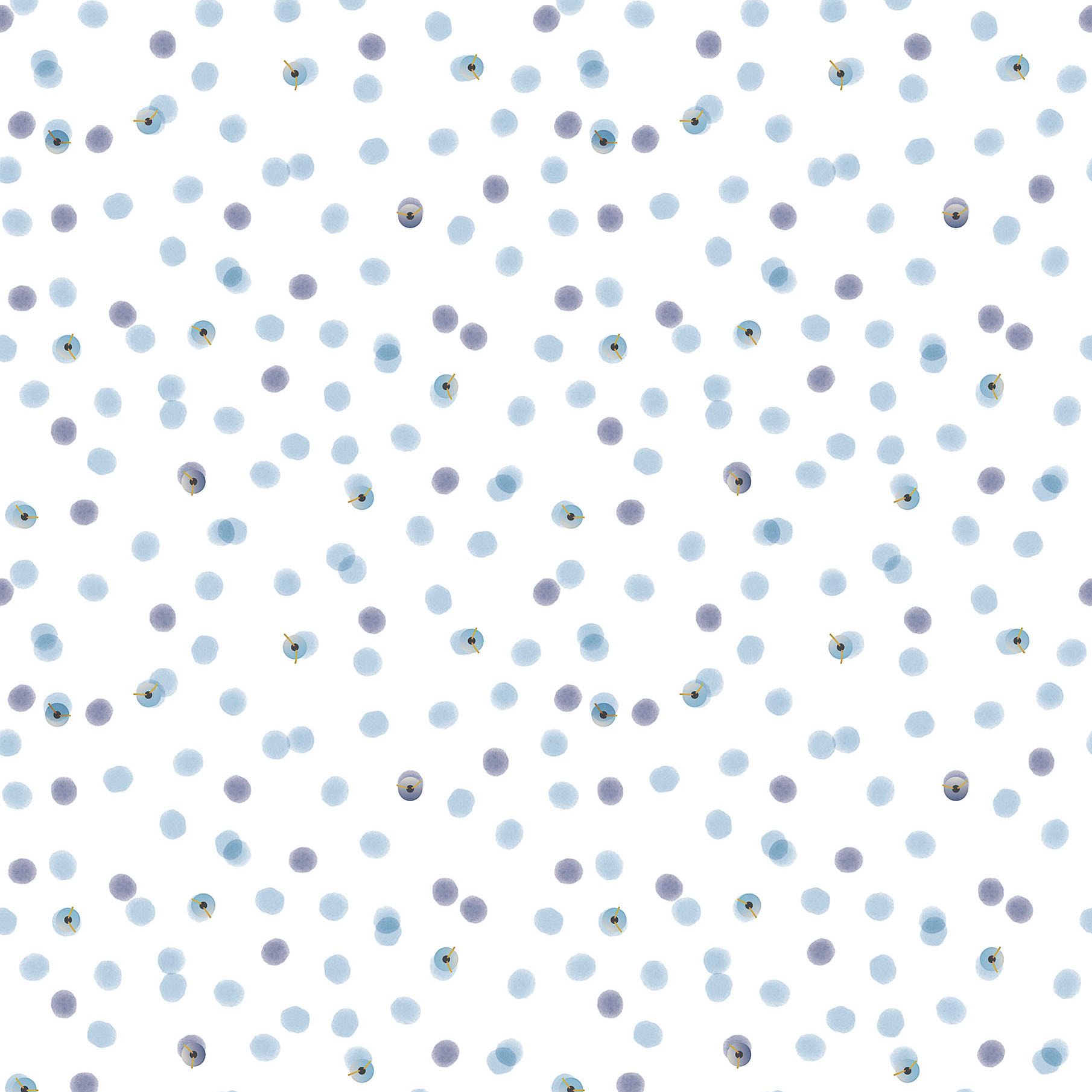 Popcorn - Juego de Sábanas Estampadas - Incluye 1 o 2 Fundas de Almohada - 100% Algodón - Isis Azul