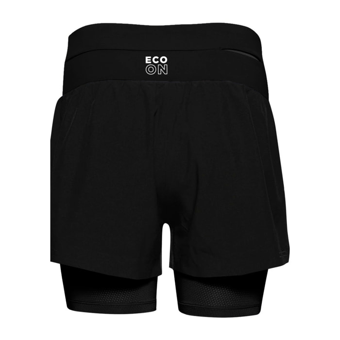 Shorts ECOON modelo La Coursieres en color Negro