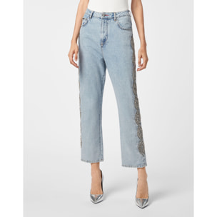 PHILIPP PLEIN Denim Trousers Loose Fit