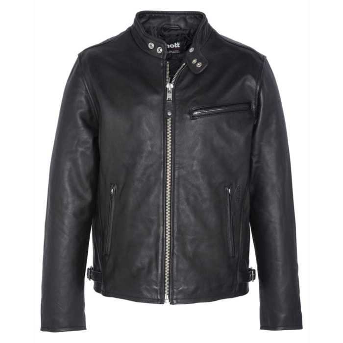 LC940D CLASSIC RACER JACKET COWHIDE Nero