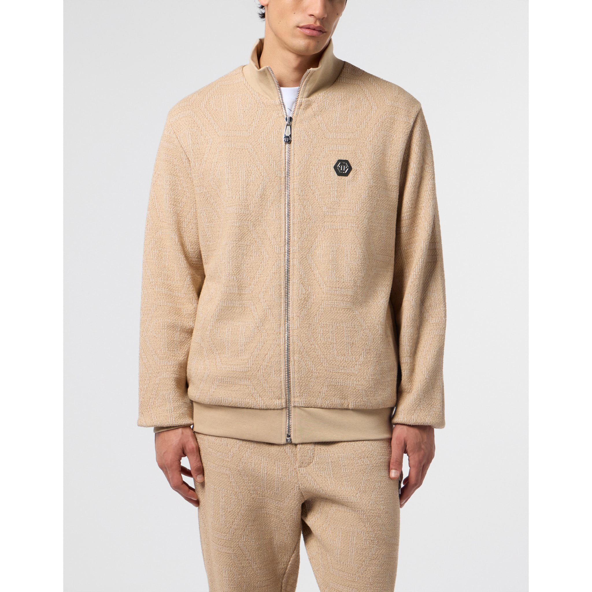 PHILIPP PLEIN Jacquard Tracksuit Jacket Monogram