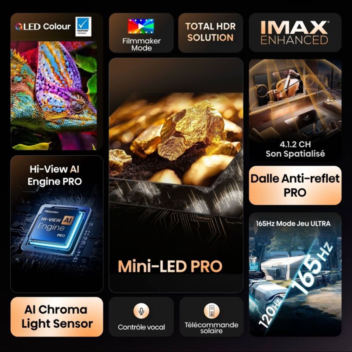 TV Mini Led HISENSE 55U8Q 2025 (139cm)