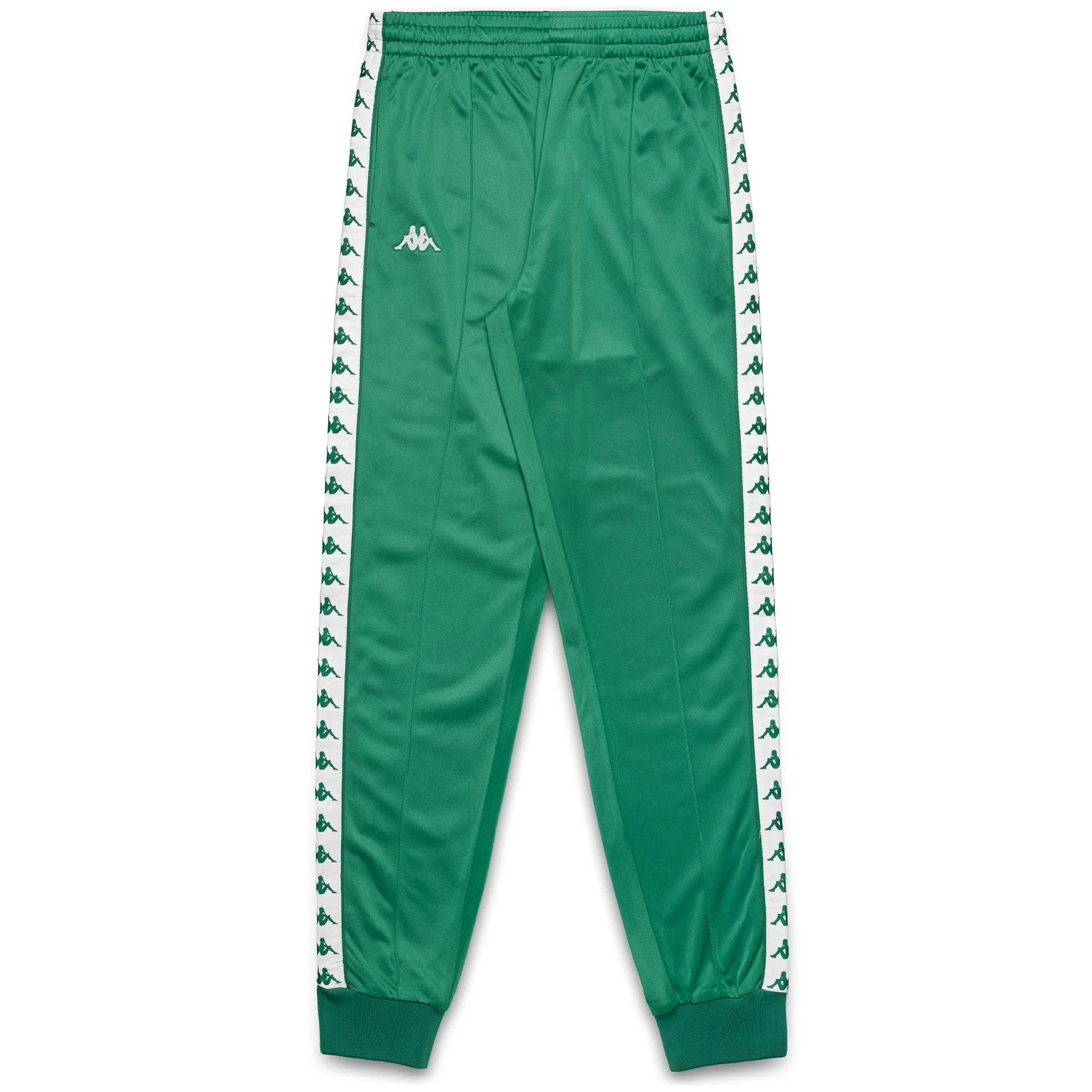 Pantaloni Kappa Uomo 222 Banda Rastoria Slim Verde