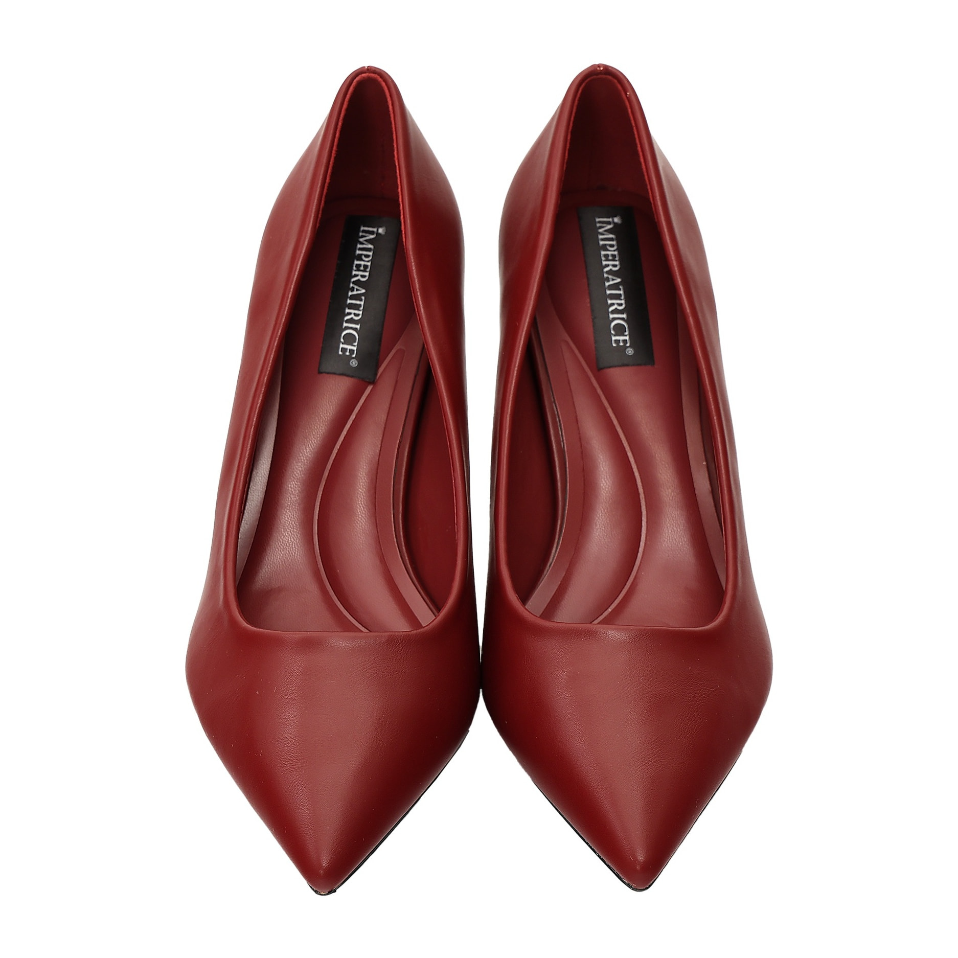 Decolletè in simil pelle