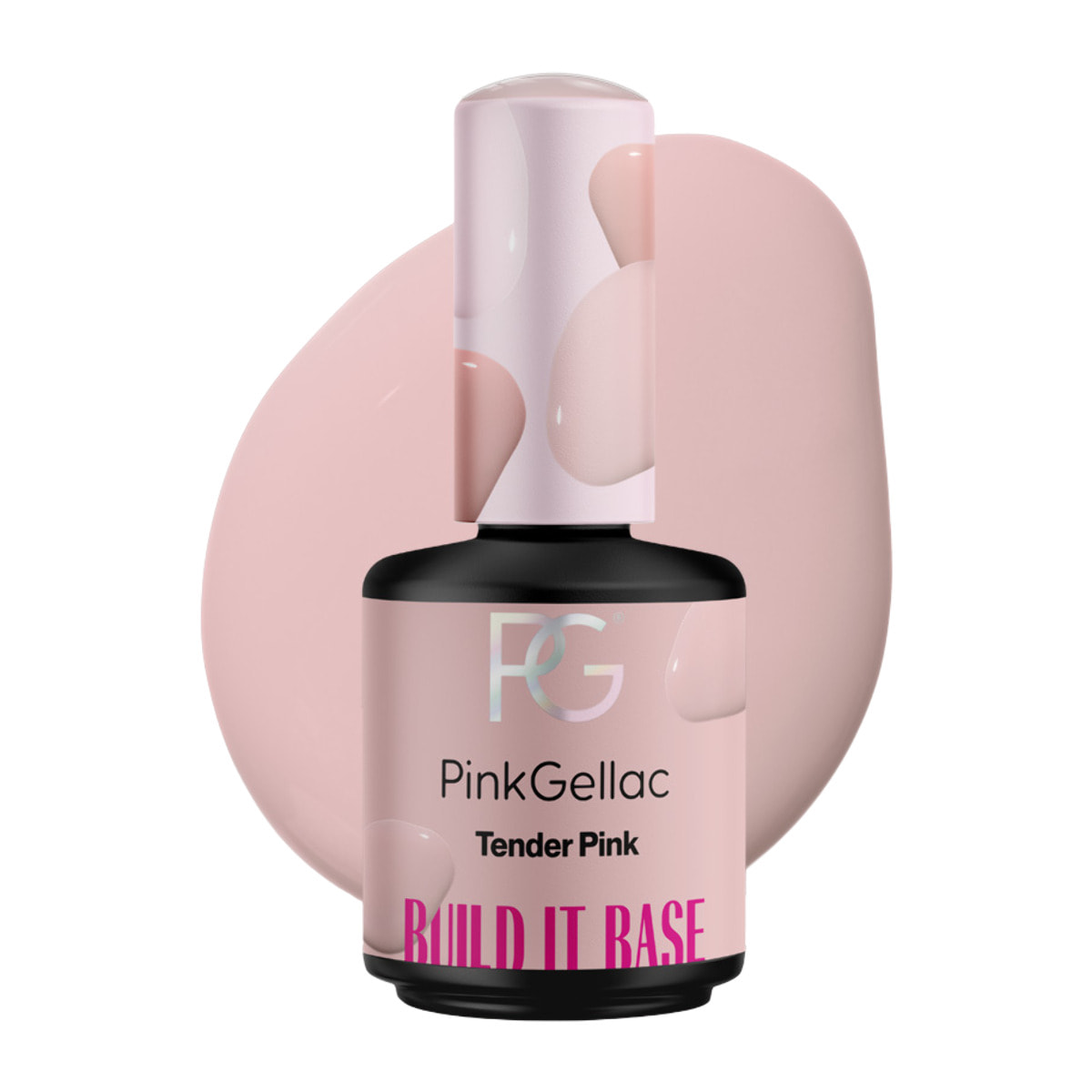 Vernis semi-permanent - Build it Base - Tender Pink - 15 ml