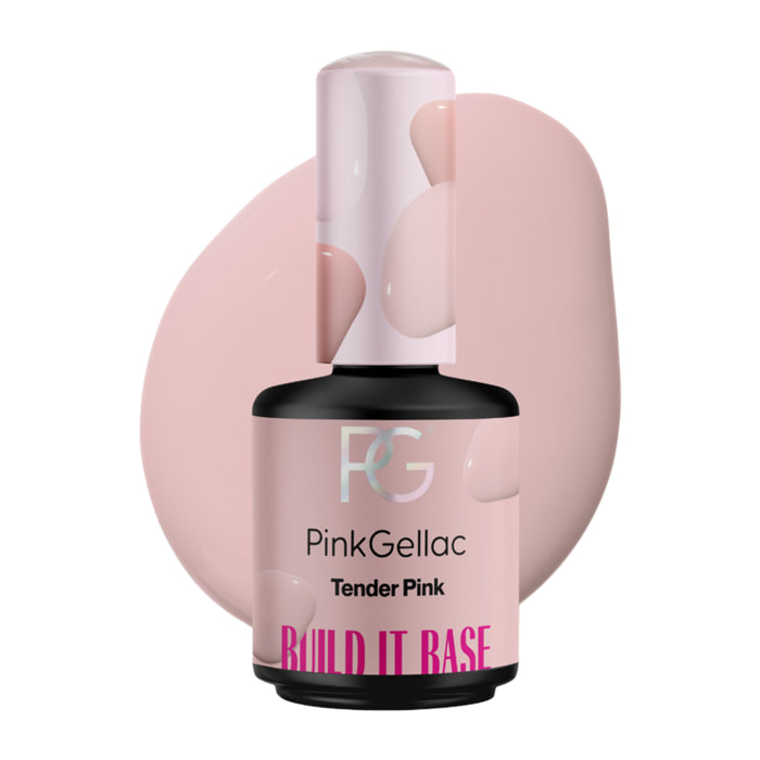 Vernis semi-permanent - Build it Base - Tender Pink - 15 ml
