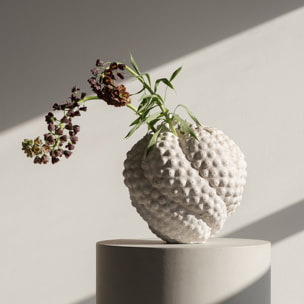 Vase anémone 37cm blanc Kare Design