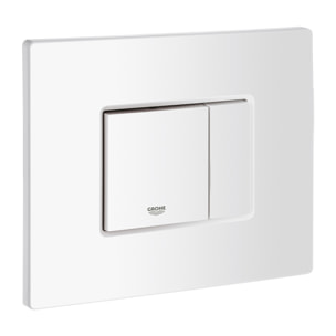Plaque de commande wc Skate Cosmopolitan, Blanc alpin